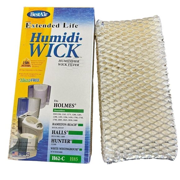Lot of 3 BestAir Extended Life Humidifier Wick Filter Replacements New in Box - Picture 5 of 6